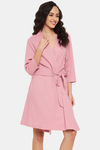 Clovia Cotton Robes - Pink — thumbnail 2
