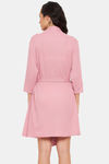 Clovia Cotton Robes - Pink — thumbnail 5