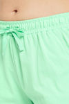 Clovia Cotton Shorts Set - Green — thumbnail 7