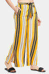 Clovia Crepe Lounge Pants - Yellow — thumbnail 2