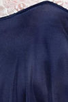 Clovia Lace Babydoll With Sexy Back - Navy Blue — thumbnail 5