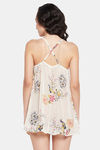 Clovia Georgette Babydoll - White — thumbnail 4