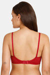 Romace Padded Non Wired Full Coverage T-Shirt Bra - Maroon — thumbnail 3