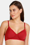 Romace Padded Non Wired Full Coverage T-Shirt Bra - Maroon — thumbnail 4