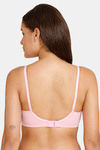 Romace Padded Non Wired Full Coverage T-Shirt Bra - Pink — thumbnail 3