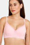 Romace Padded Non Wired Full Coverage T-Shirt Bra - Pink — thumbnail 4