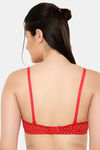 Romace Padded Non Wired Full Coverage T-Shirt Bra - Red Dot — thumbnail 2