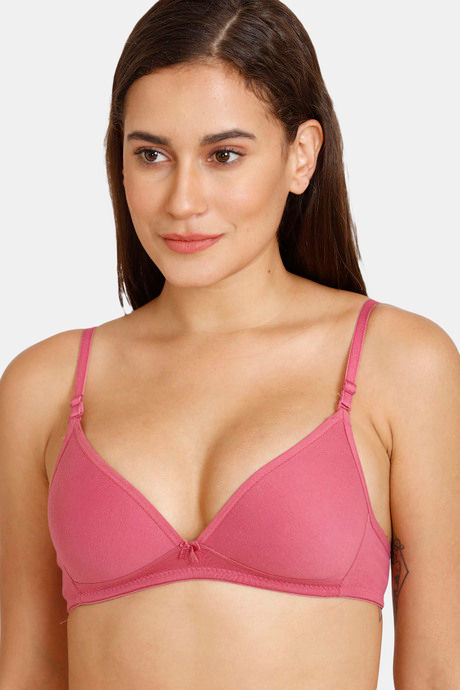 Romace Padded Non Wired Full Coverage T-Shirt Bra - Onion — image 4