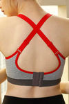 Zelocity Padded Sports Bra- Grey — thumbnail 5
