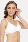 Rupa Double Layered Non-Wired Full Coverage Bra - White — thumbnail 2