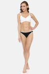 Rupa Double Layered Non-Wired Full Coverage Bra - White — thumbnail 4