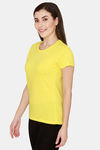 Rupa Cotton Solid T-Shirt - Gold — thumbnail 2