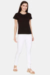 Rupa Cotton Solid T-Shirt - Jet Black — thumbnail 4