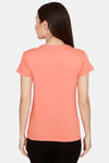 Rupa Cotton Solid T-Shirt - Orange — thumbnail 3