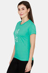 Rupa Cotton Printed T-Shirt - Light Green — thumbnail 2
