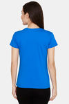 Rupa Cotton Printed T-Shirt - Royal Blue — thumbnail 3