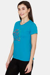 Rupa Cotton Printed T-Shirt - Sea Green — thumbnail 2