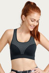 Rosaline Sports Bra- Black — thumbnail 2