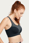Rosaline Sports Bra- Black — thumbnail 3
