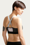 West Vogue Sports Bra With Removable Padding- Grey — thumbnail 3