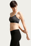 West Vogue Sports Bra With Removable Padding- Grey — thumbnail 4