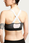 West Vogue Sports Bra With Removable Padding- Grey — thumbnail 5