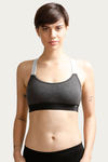 West Vogue Sports Bra With Removable Padding- Grey — thumbnail 6