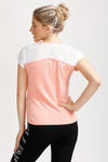 West Vogue Easy Movement T-Shirt- Peach Amber — thumbnail 4