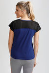 West Vogue Easy Movement T-Shirt- Blue — thumbnail 4