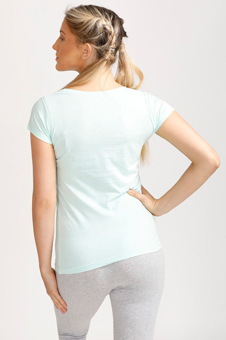 West Vogue Easy Movement Top- Aqua — image 3
