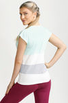 West Vogue Easy Movement T-Shirt- Mint Blue — thumbnail 3