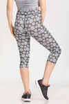 West Vogue Skin Fit Pants - Black N White — thumbnail 4