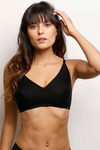 Rosaline Basics Single Layered Non Wired 3/4th Coverage Bra - Black — thumbnail 6