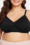 Rosaline Everyday Double Layered Non Wired Full Coverage Super Support Bra - Anthracite2 — thumbnail 4