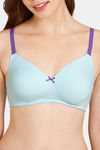 Rosaline Fashion Padded Non Wired 3/4th Coverage T-Shirt Bra - Spun Sugar — thumbnail 4