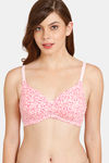 Rosaline Padded Non Wired 3/4th Coverage T-Shirt Bra - Fairy Tale — thumbnail 1