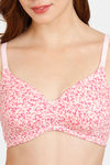 Rosaline Padded Non Wired 3/4th Coverage T-Shirt Bra - Fairy Tale — thumbnail 4