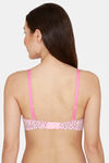 Rosaline Padded Non Wired 3/4th Coverage T-Shirt Bra - Powder Pink2 — thumbnail 2