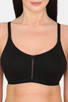Rosaline Everyday Double Layered Non Wired 3/4th Coverage T-Shirt Bra - Jet Black — thumbnail 4