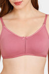 Rosaline Everyday Double Layered Non-Wired 3/4th Coverage T-Shirt Bra - Malaga — thumbnail 4