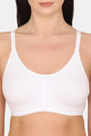 Rosaline Everyday Double Layered Non Wired 3/4th Coverage T-Shirt Bra - Bright White — thumbnail 4
