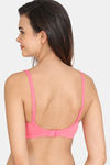 Rosaline Everyday Double Layered Non Wired 3/4th Coverage T-Shirt Bra - Fuchsia Pink — thumbnail 2