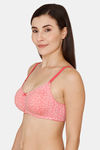 Rosaline Everyday Double Layered Non-Wired 3/4th Coverage T-Shirt Bra - Lollipop2 — thumbnail 2