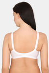 Rosaline Everyday Single Layered Non Wired Full Coverage Basic Bra - Bright White — thumbnail 3