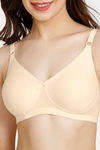 Rosaline Everyday Double Layered Non Wired 3/4th Coverage T-Shirt Bra - Peach — thumbnail 4