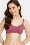 Rosaline Everyday Double Layered Non Wired 3/4th Coverage T-Shirt Bra - Malaga — thumbnail 1