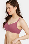 Rosaline Everyday Double Layered Non Wired 3/4th Coverage T-Shirt Bra - Malaga — thumbnail 3