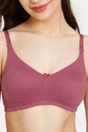 Rosaline Everyday Double Layered Non Wired 3/4th Coverage T-Shirt Bra - Malaga — thumbnail 4