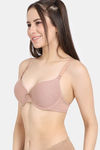 Rosaline Push-Up Wired Medium Coverage Bra - Skin — thumbnail 3