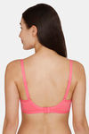 Rosaline Everyday Double Layered Non Wired 3/4th Coverage T-Shirt Bra - Pink Lemonade — thumbnail 3